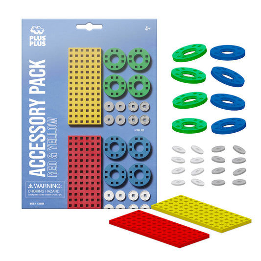 Plus-Plus Accessory Pack / Red & Yellow