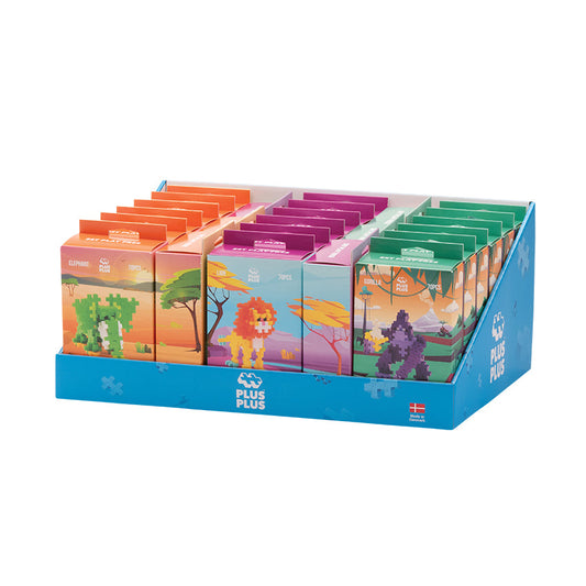 24 pc Counter Display - Color Animals Zoo