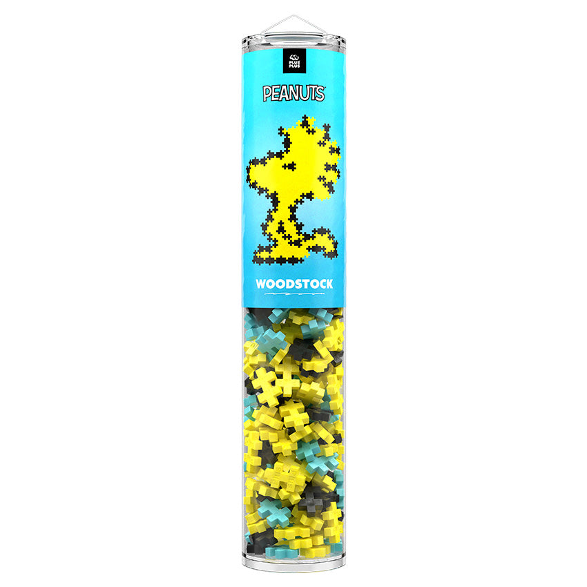 Woodstock - 275 pc Puzzle By Number®: teal tube of yellow and black pieces