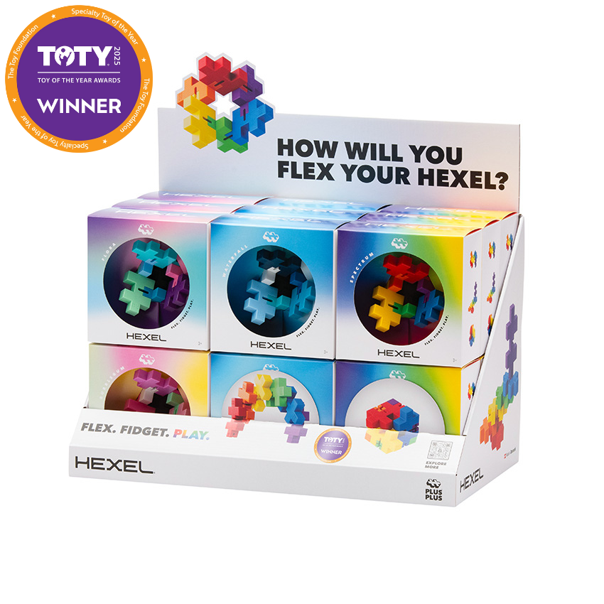 18 pc HEXEL® Counter Display