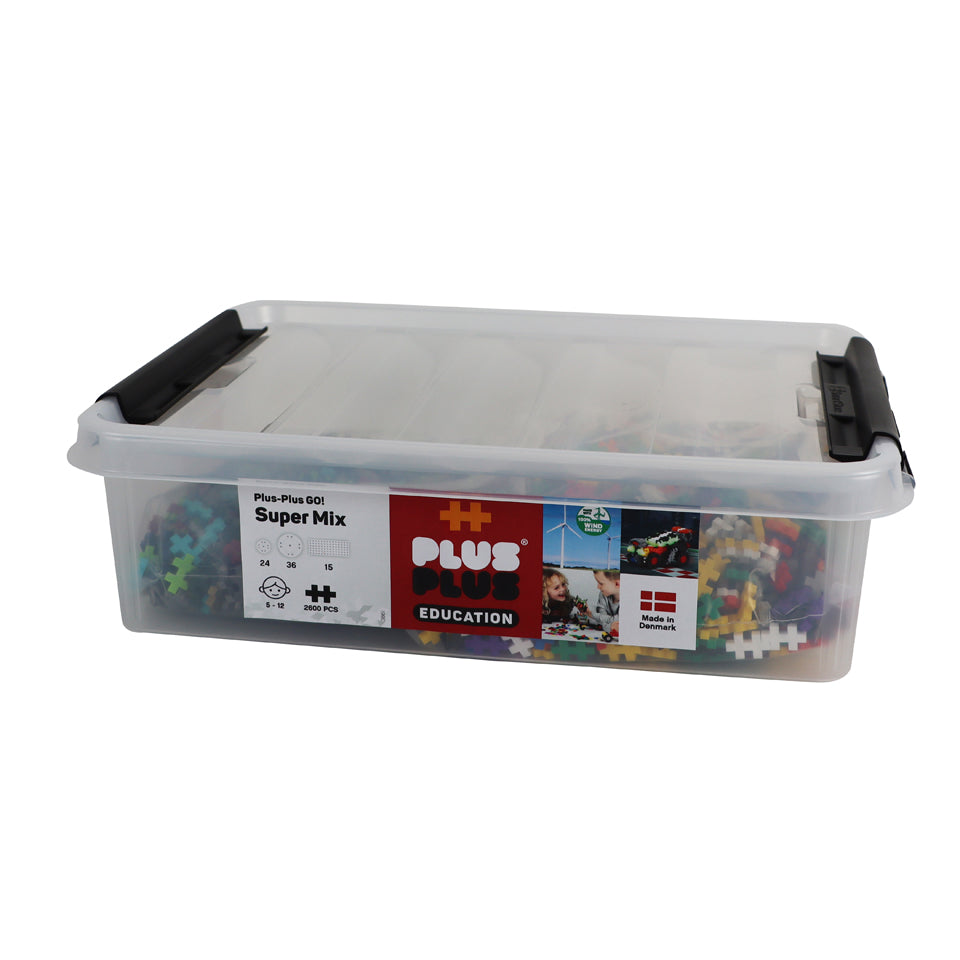 GO! Educational Tub Wheel Mix - 2600 pc / 15 baseplates / 24 wheels / 36 BIG wheels