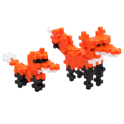 Tube - Red Fox: two orange and black fox builds