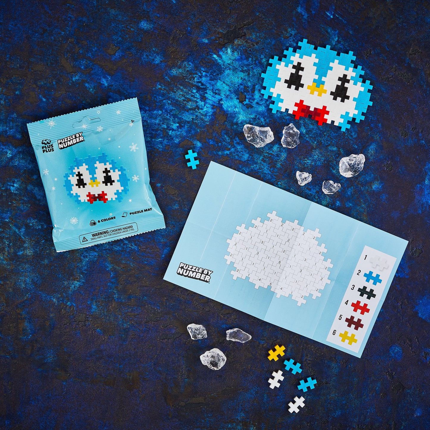 48pc Puzzle by Number® Holiday Faces Program