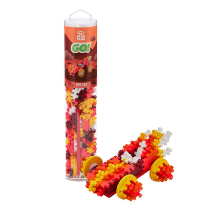 Tube - Color Cars - Fire with red and orange car build