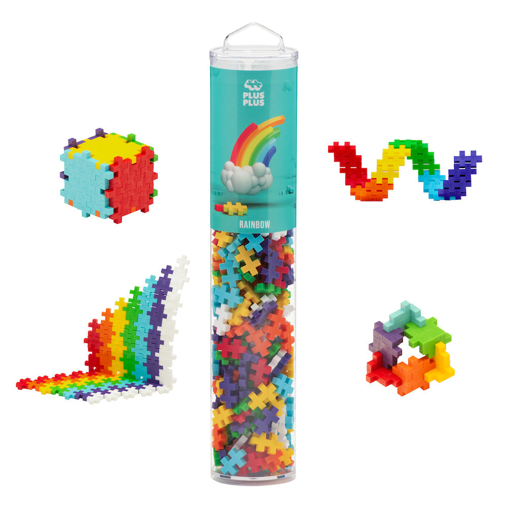 Tube - 240 pc - Rainbow Mix with rainbow and small builds
