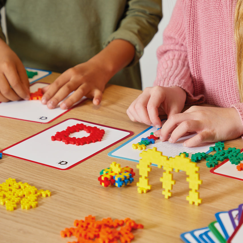 Learn To Build - ABC & 123: kids building letters on cards