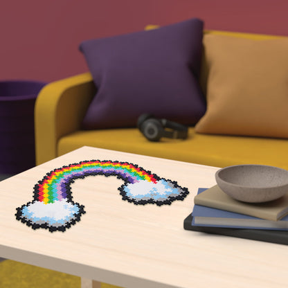 Puzzle By Number®- 500 pc Rainbow on a coffee table