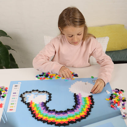 Puzzle By Number®- 500 pc Rainbow: girl building the rainbow
