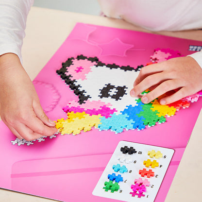 Puzzle By Number® - 250 pc Unicorn being built with the guide