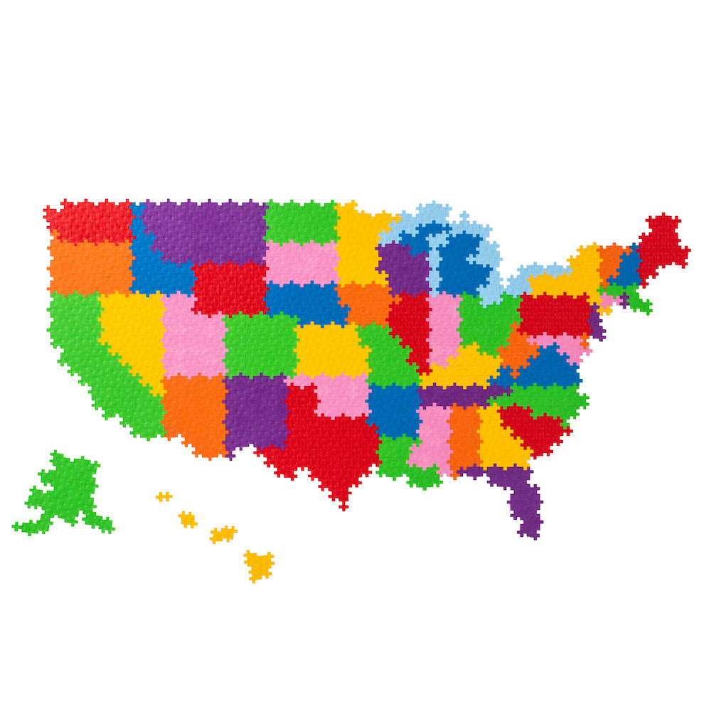 Puzzle By Number® - 1400 pc Map of the United States finished map