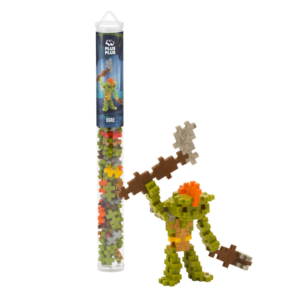 Tube - Ogre with green ogre build holding a club