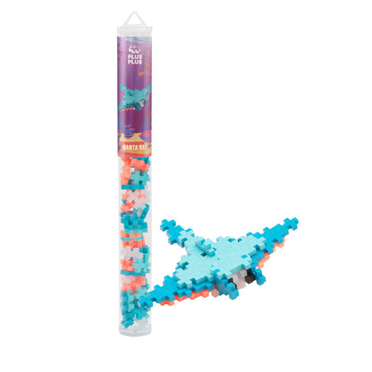 70 pc Manta Ray tube with light blue manta ray build