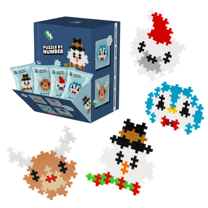 48pc Puzzle by Number® Holiday Faces Program