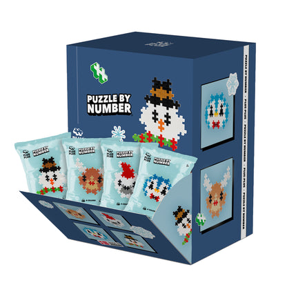 48pc Puzzle by Number® Holiday Faces Program