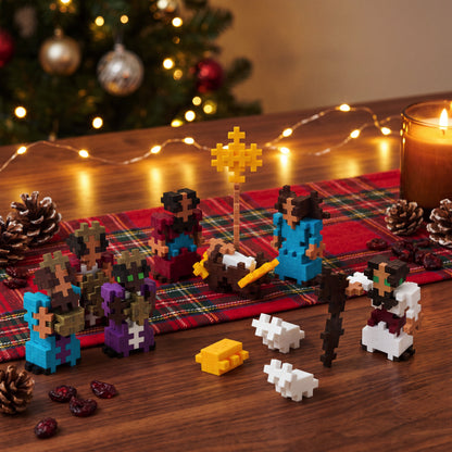 Tube - 240pc - Nativity Play Set