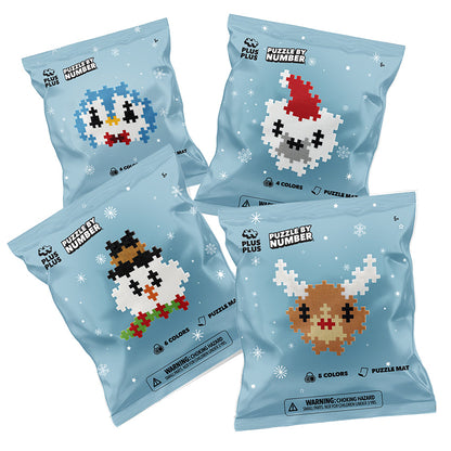 48pc Puzzle by Number® Holiday Faces Program