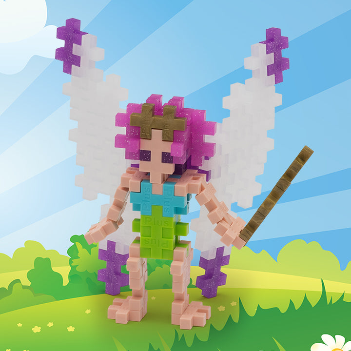 Tube - Fairy build with wings and wand in a meadow