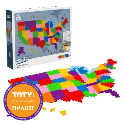 Puzzle By Number® - Map of the United States