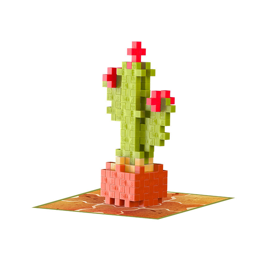 Calm Cactus build on its build mat