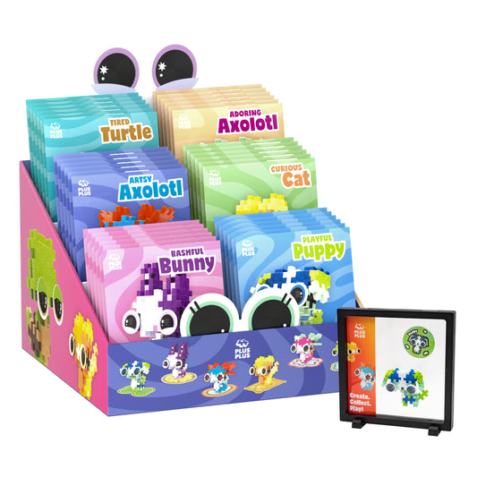 Plus-Plus Pet Packets - 36 pc Display Program