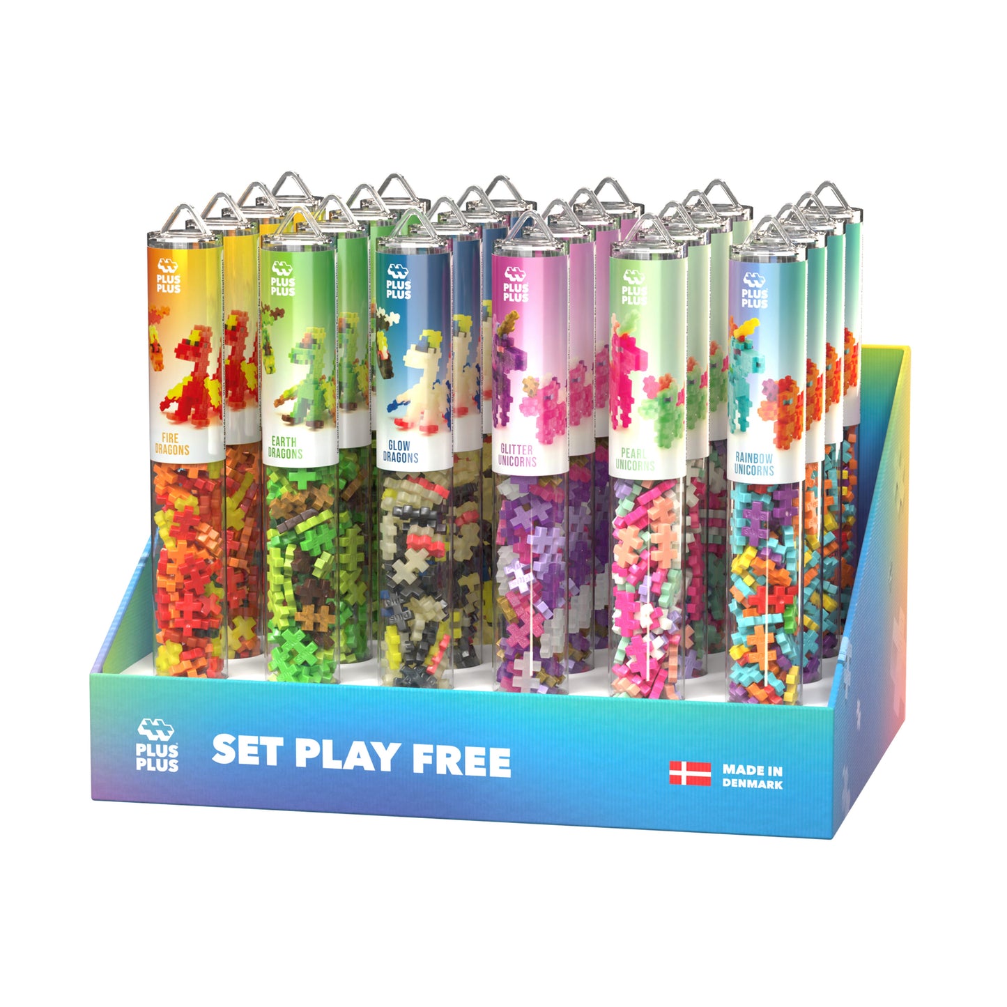 24 pc Colorverse Tubes - Dragon & Unicorn