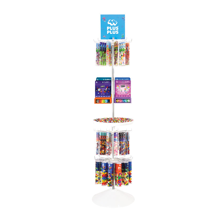 112 pc 4-Tier Spinner - Tubes and Activity Pads display