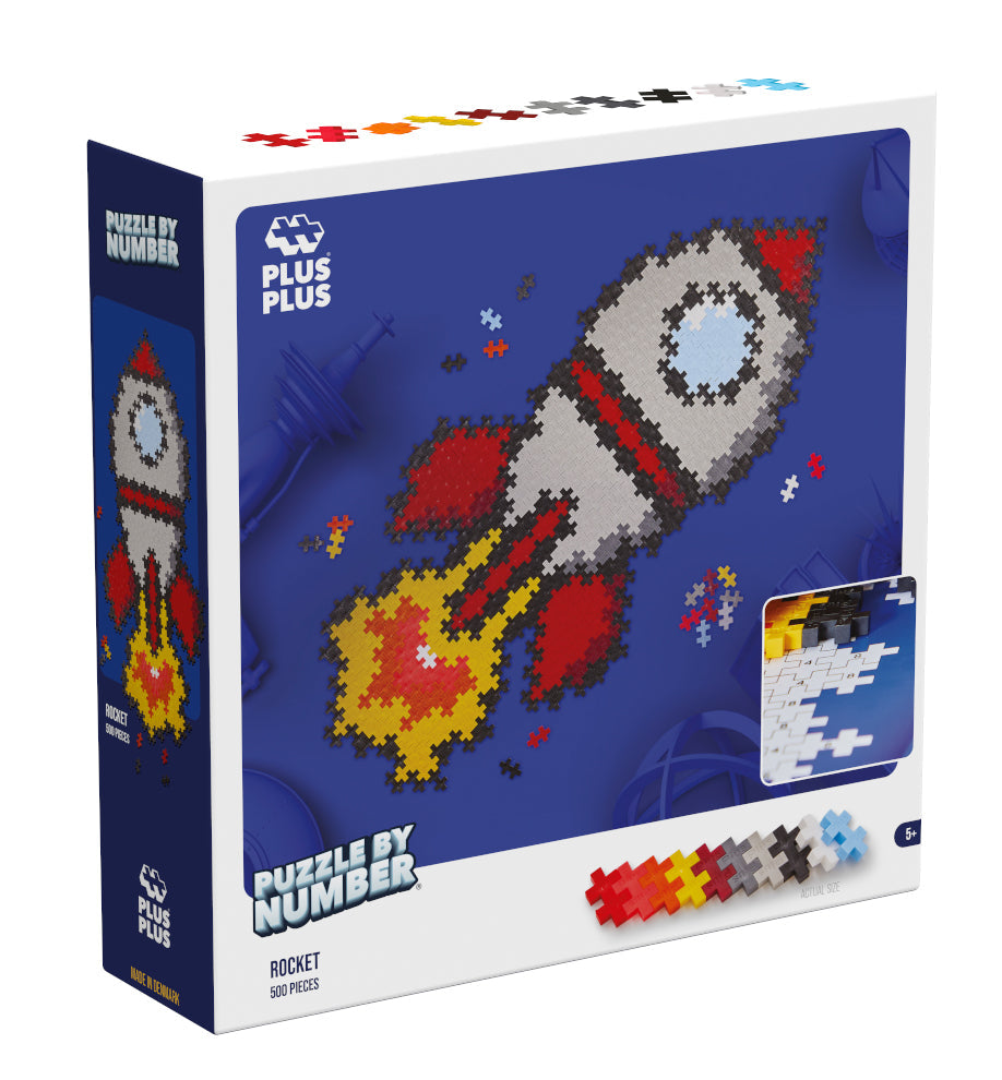 Puzzle By Number® - 500 pc Rocket